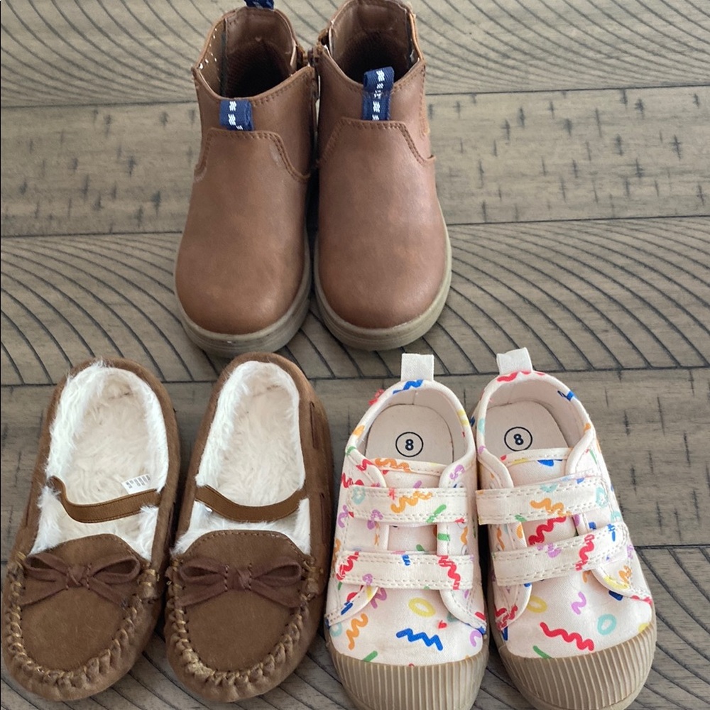 Cat & Jack shoe bundle, toddler size 8